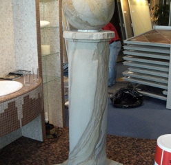 Säulenverkleidung mit flexiblen Sandstein von YTTERSTONE®